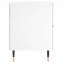 sengeborde 2 stk. 40x35x47,5 cm konstrueret træ hvid