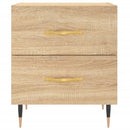 sengebord 40x35x47,5 cm konstrueret træ sonoma-eg