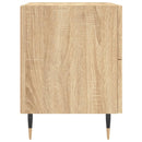 sengeborde 2 stk. 40x35x47,5 cm konstrueret træ sonoma-eg
