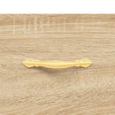 sengeborde 2 stk. 40x35x47,5 cm konstrueret træ sonoma-eg