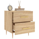 sengebord 40x35x47,5 cm konstrueret træ sonoma-eg