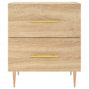 sengebord 40x35x47,5 cm konstrueret træ sonoma-eg