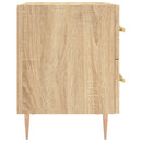 sengeborde 2 stk. 40x35x47,5 cm konstrueret træ sonoma-eg