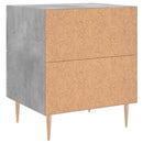 sengebord 40x35x47,5 cm konstrueret træ betongrå