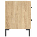 sengeborde 2 stk. 40x35x47,5 cm konstrueret træ sonoma-eg
