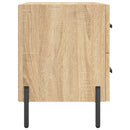 sengebord 40x35x47,5 cm konstrueret træ sonoma-eg
