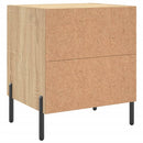 sengebord 40x35x47,5 cm konstrueret træ sonoma-eg