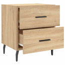 sengebord 40x35x47,5 cm konstrueret træ sonoma-eg