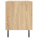sengebord 40x35x47,5 cm konstrueret træ sonoma-eg