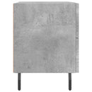 sengebord 40x35x47,5 cm konstrueret træ betongrå
