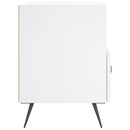 sengebord 40x35x47,5 cm konstrueret træ hvid