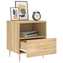 sengebord 40x35x47,5 cm konstrueret træ sonoma-eg