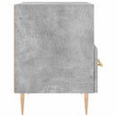 sengebord 40x35x47,5 cm konstrueret træ betongrå