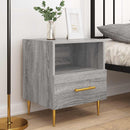 sengeborde 2 stk. 40x35x47,5 cm konstrueret træ grå sonoma-eg