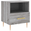 sengeborde 2 stk. 40x35x47,5 cm konstrueret træ grå sonoma-eg