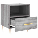 sengeborde 2 stk. 40x35x47,5 cm konstrueret træ grå sonoma-eg