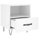 sengebord 40x35x47,5 cm konstrueret træ hvid