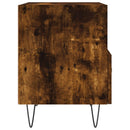 sengebord 40x35x47,5 cm konstrueret træ røget egetræ