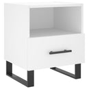sengebord 40x35x47,5 cm konstrueret træ hvid