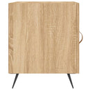 sengeborde 2 stk. 40x40x50 cm konstrueret træ sonoma-eg