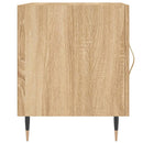 sengeborde 2 stk. 40x40x50 cm konstrueret træ sonoma-eg