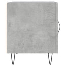 sengeborde 2 stk. 40x40x50 cm konstrueret træ betongrå