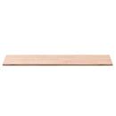 bordplade 100x50x1,5 cm rektangulær massivt bøgetræ
