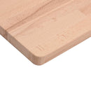 bordplade 100x50x1,5 cm rektangulær massivt bøgetræ