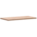 bordplade 80x40x2,5 cm rektangulær massivt bøgetræ