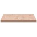 bordplade 80x40x2,5 cm rektangulær massivt bøgetræ