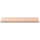 bordplade 100x50x2,5 cm rektangulær massivt bøgetræ