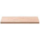 bordplade 60x40x2,5 cm rektangulær massivt bøgetræ