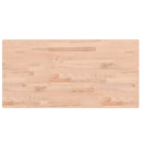 bordplade 100x50x4 cm rektangulær massivt bøgetræ
