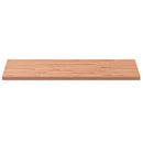 bordplade 100x60x2,5 cm rektangulær massivt bøgetræ