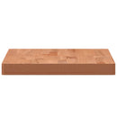 bordplade 80x40x4 cm rektangulær massivt bøgetræ