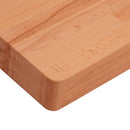 bordplade 80x40x4 cm rektangulær massivt bøgetræ
