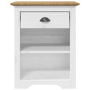 sengebord BODO 53x38,5x67 cm massivt fyrretræ brun