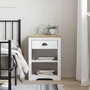 sengebord BODO 53x38,5x67 cm massivt fyrretræ brun