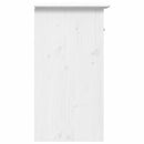 klædeskab BODO 115,5x44x80 cm massivt fyrretræ hvid