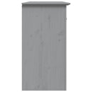 skænk BODO 115,5x44x80 cm massivt fyrretræ grå