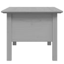 sofabord BODO 100x55x46 cm massivt fyrretræ grå