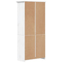 bogreol BODO 5 hylder 82x40x173 cm massivt fyrretræ hvid