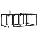 sofabord 100x50x35,5 cm konstrueret træ sort