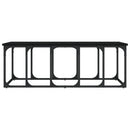 sofabord 100x50x35,5 cm konstrueret træ sort