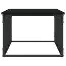 sofabord 100x50x35,5 cm konstrueret træ sort