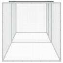 kyllingebur med tag antracit 203x98x90 cm galvaniseret stål