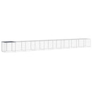 hønsebur med tag 1003x98x90 cm galvaniseret stål antracitgrå