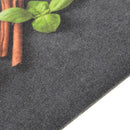 køkkentæppe 45x150 cm krydderidesign vaskbart velour