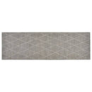 køkkentæppe 60x180 cm rombedesign vaskbart velour