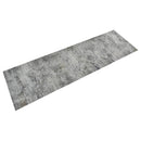 køkkentæppe 60x180 cm betondesign vaskbart velour